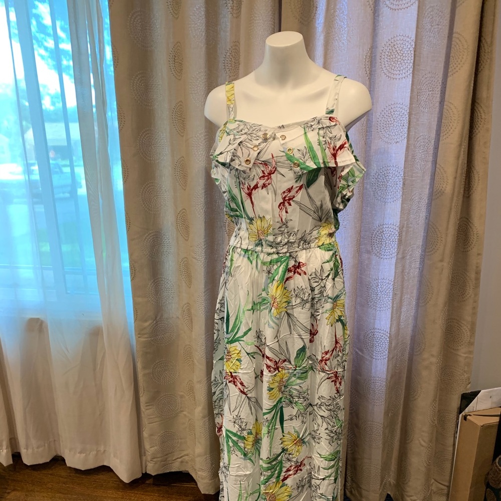 Joy & Co Maxi Dress with adjustable straps NWT